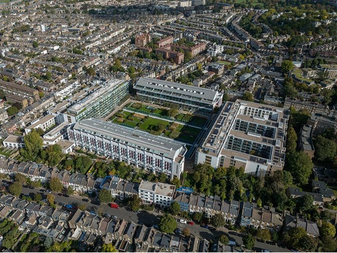 위키피디아 'Highbury Square' 문서 항공사진 캡처(Wikimedia Commons)