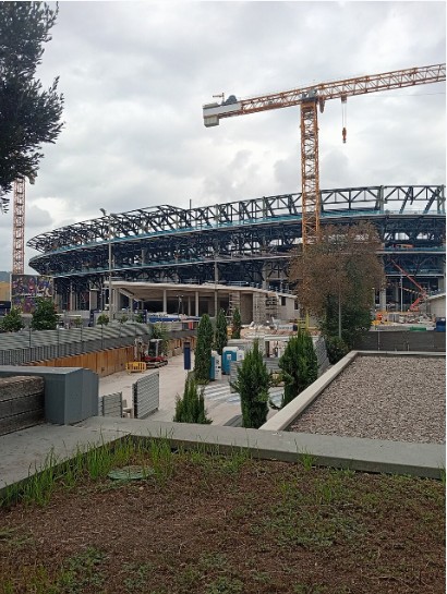 Spotify Camp Nou under construction, September 2025