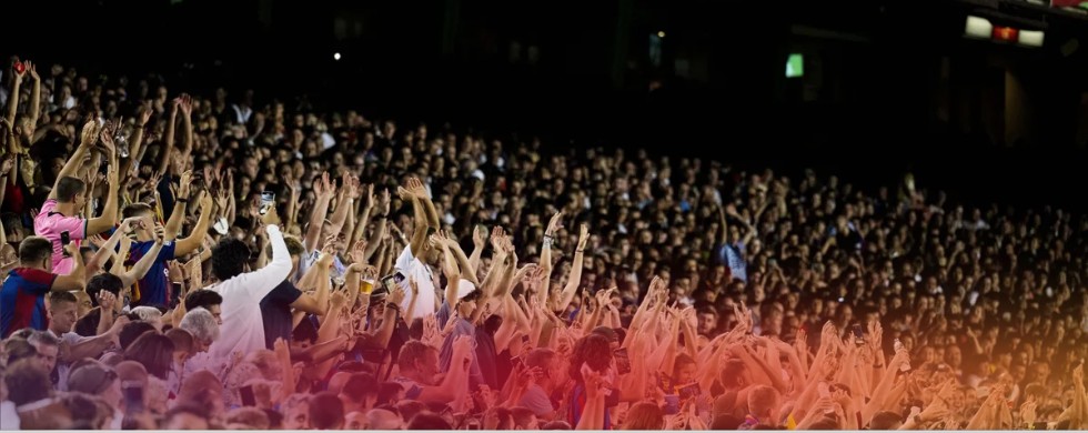 FC Barcelona crowd at Spotify Camp Nou