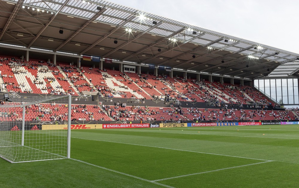 Mewa Arena stands during the Germany vs Estonia Euro 2020 qualifier, June 2019