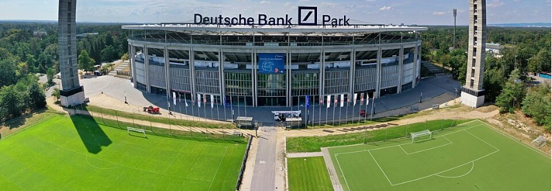 Aerial view of Deutsche Bank Park