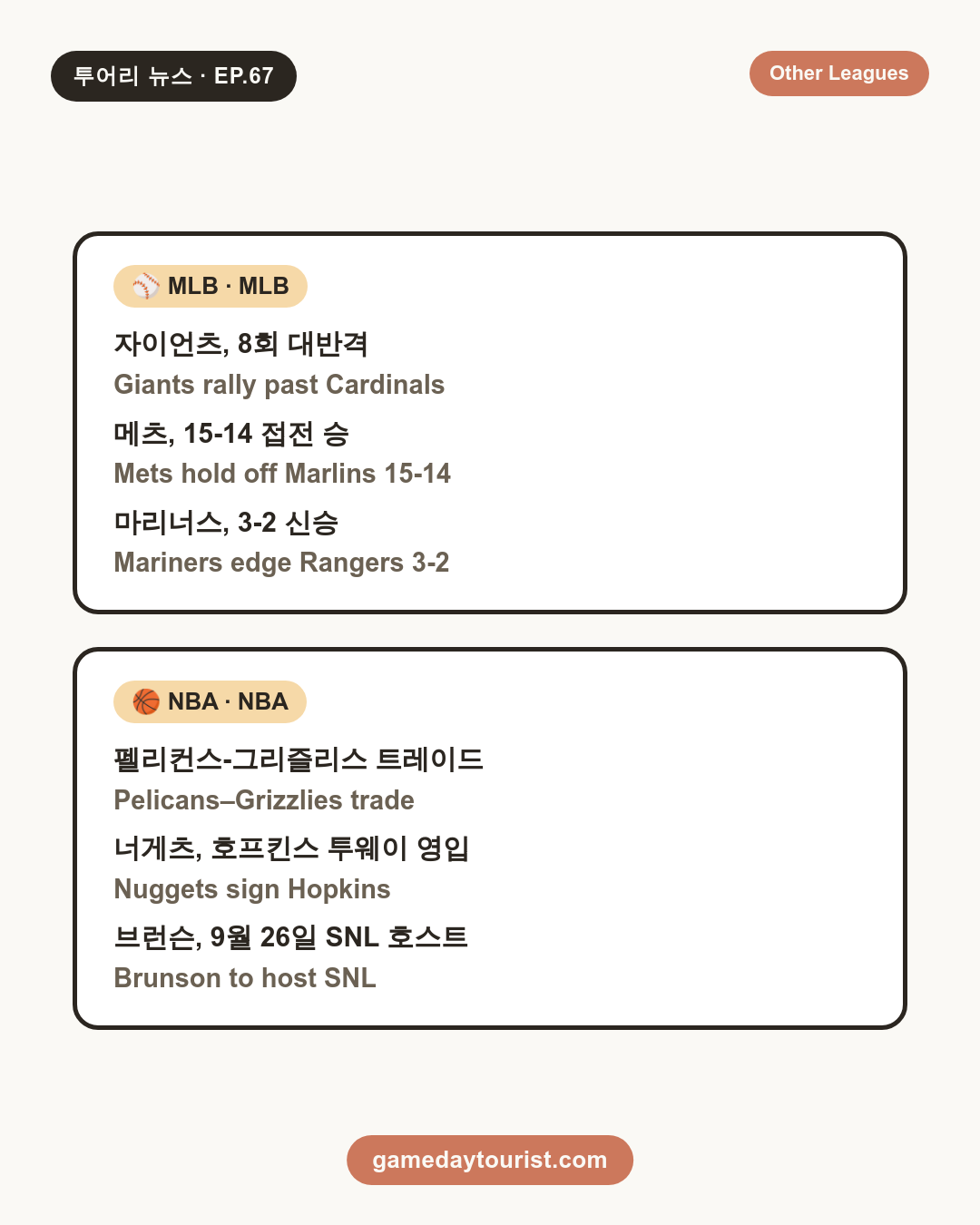 투어리 뉴스 EP.67 - J리그 오늘 소식 (9/10) - 6