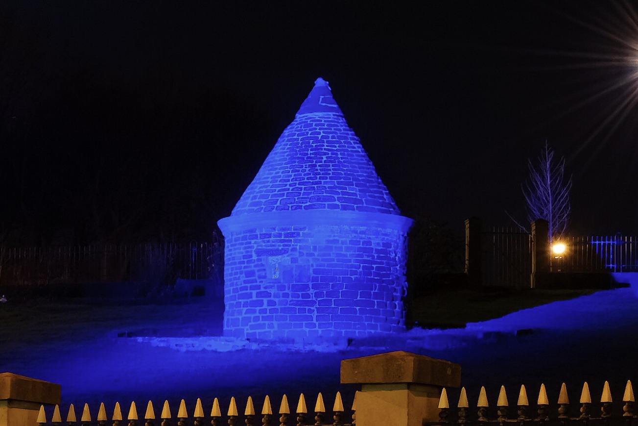 The Everton Lock-Up (Prince Rupert's Tower) in Everton Park, January 2016