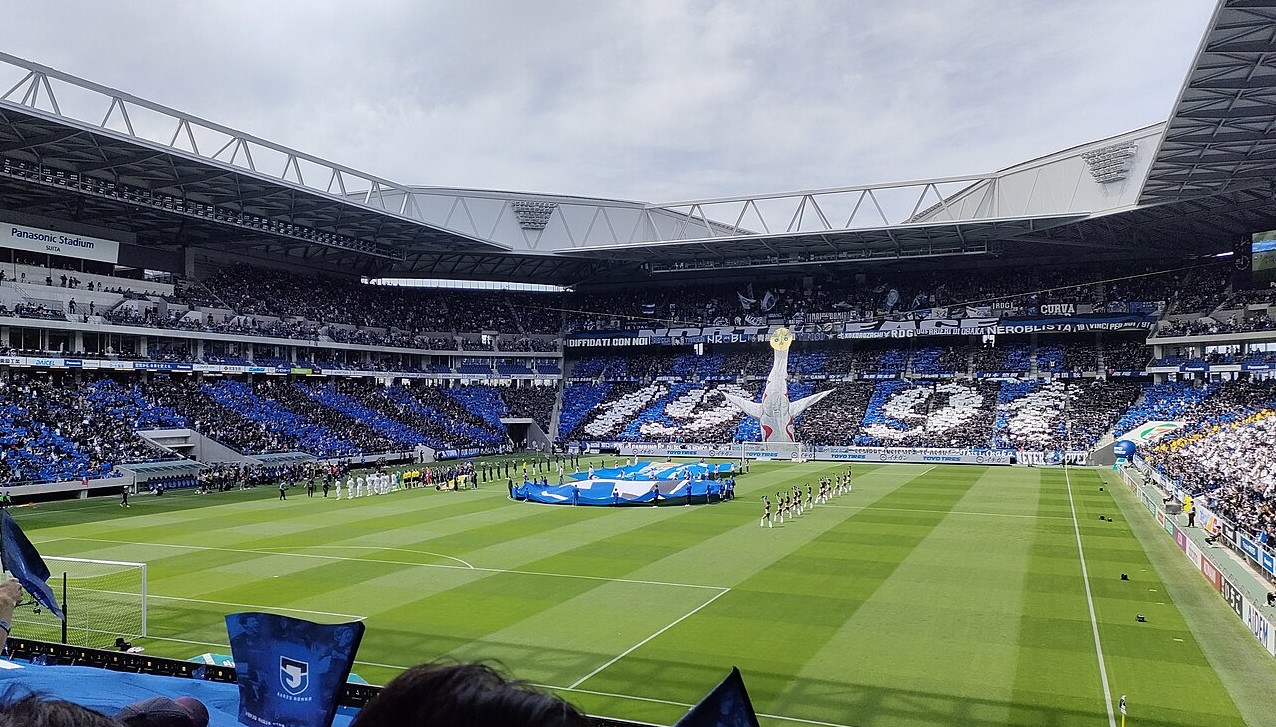 Panasonic Stadium Suita during the Osaka derby (Gamba vs. Cerezo) on May 3, 2023